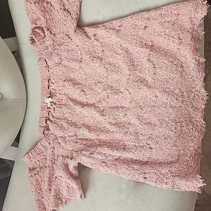 Off shoulder top lace
